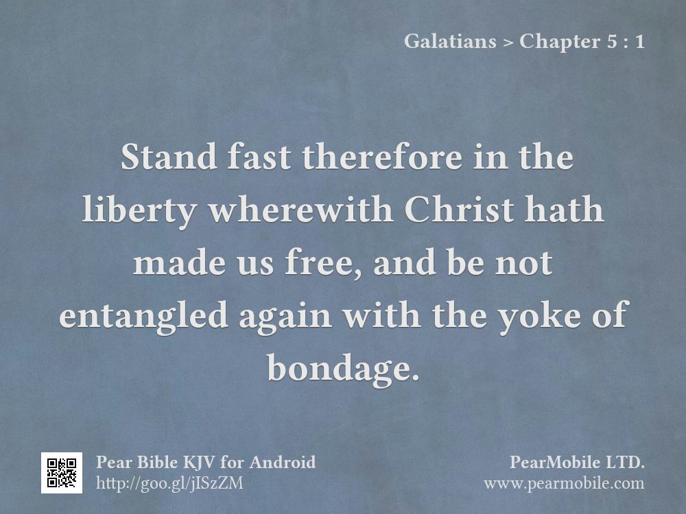 Galatians, Chapter 5:1